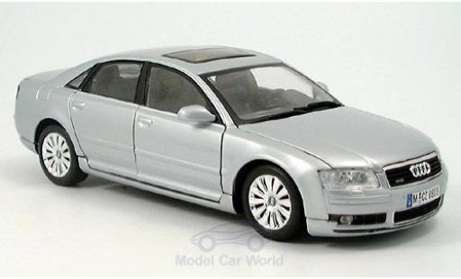 Audi A8 1/18 Motormax grey 2004 diecast model cars