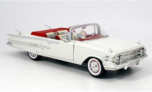 Chevrolet Impala 1/18 Motormax white 1960 diecast model cars