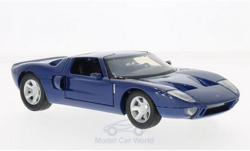Ford GT 1/24 Motormax Concept bleue miniature