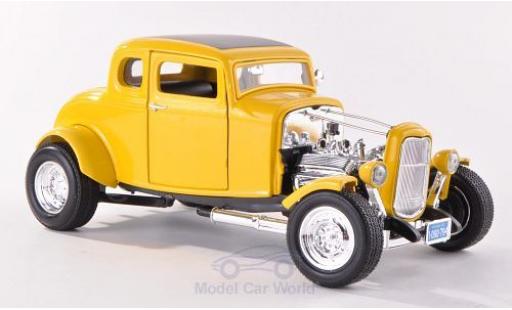 Ford Hot Rod 1/18 Motormax jaune 1932 miniature