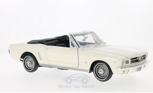 Ford Mustang 1/18 Motormax Convertible blanche 1964 miniature