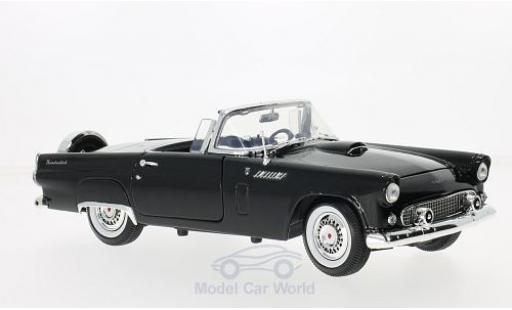 Ford Thunderbird 1956 1/18 Motormax Convertible noire miniature
