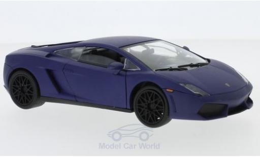 Lamborghini Gallardo 1/24 Motormax LP 560-4 matt-blue 2008 diecast model cars