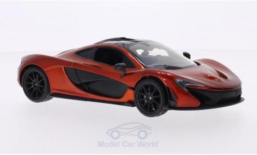McLaren P1 1/24 Motormax metallic-dunkelorange/carbon miniature