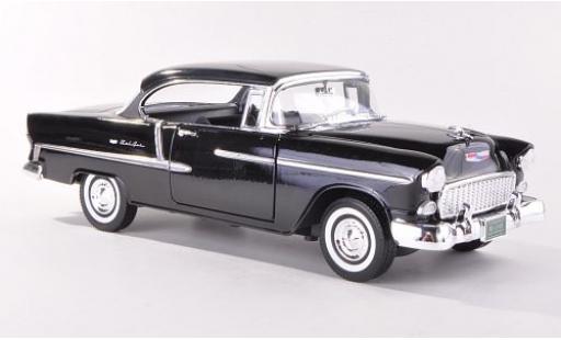 Chevrolet Bel Air 1/18 Motormax Bel air Hardtop noire 1955 miniature