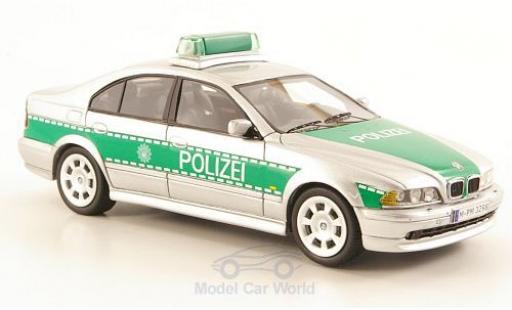 Bmw 530 1/43 Neo i (E39) grise/verte 2002 Polizei miniature