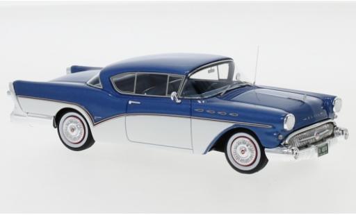 Buick Roadmaster 1/43 Neo Hardtop Coupe metallic-bleue/blanche 1957 miniature