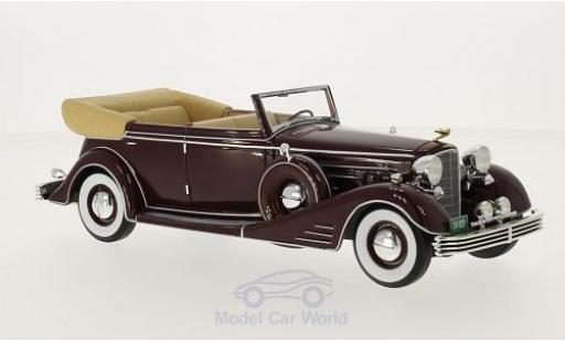 Cadillac Fleetwood 1/24 Neo Allweather Phaeton rouge 1933 miniature