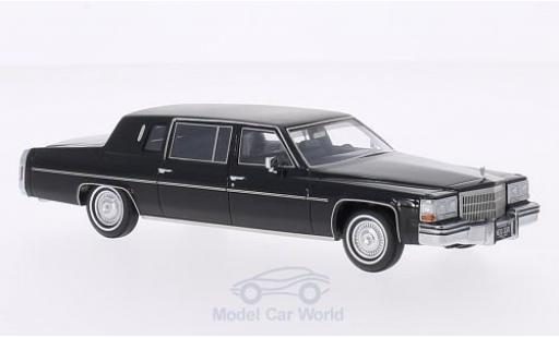 Cadillac Fleetwood 1/43 Neo Formal Limousine black/matt-black 1980 diecast model cars
