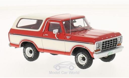 Ford Bronco 1/43 Neo red/white 1978 diecast model cars