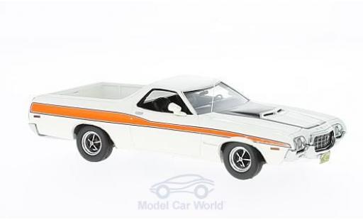 Ford Ranchero 1/43 Neo GT blanche/orange 1972 miniature