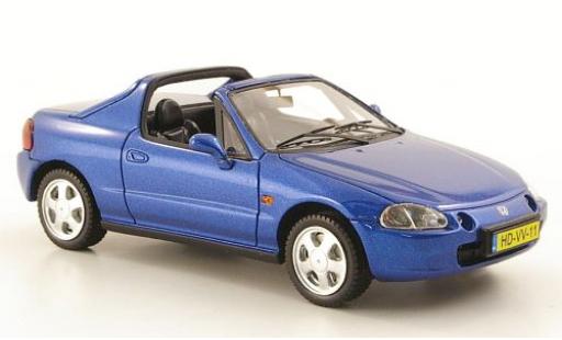 Honda CRX 1/43 Neo del Sol metallise bleue 1992 miniature