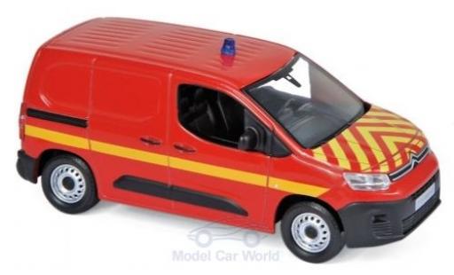 Citroen Berlingo 1/43 Norev Van Pompiers (F) 2018 diecast model cars