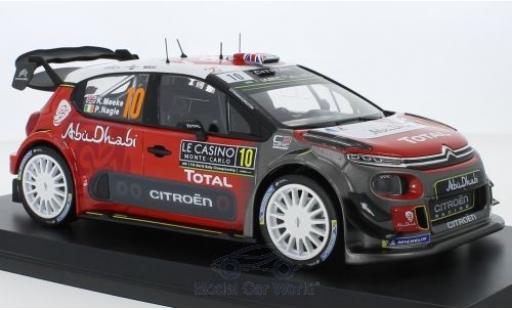 Citroen C3 1/18 Norev WRC No.10 Rallye WM Rallye Monte Carlo 2018 K.Meeke/P.Nagle miniature