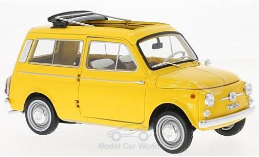 Fiat 500 L 1/18 Norev Giardiniera jaune 1968 miniature