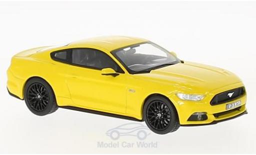 Ford Mustang GT 1/43 Norev GT yellow 2015 diecast model cars