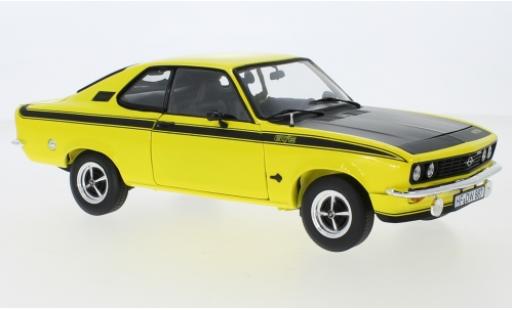 Opel Manta 1/18 Norev A GT/E jaune/matt-noire 1975 miniature