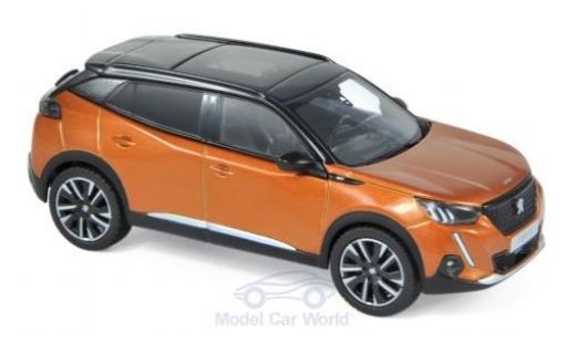 Peugeot 2008 1/43 Norev GT metallic-orange/noire 2020 miniature