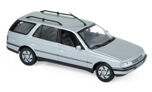 Peugeot 405 1/43 Norev Break metallise grise 1991 miniature