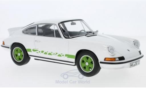 Porsche 911 SC 1/18 Norev RS Touring white/green 1973 diecast model cars