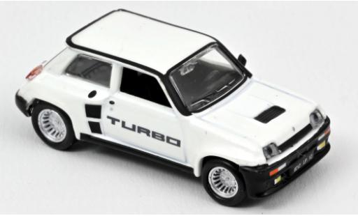 Renault 5 1/87 Norev Turbo white 1980 diecast model cars
