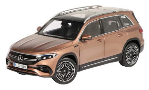 Mercedes CLA 1/18 NZG EQB metallic-brun clair 2021 miniature
