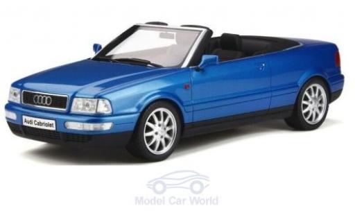 Audi 80 1/18 Ottomobile Cabriolet metallise bleue miniature