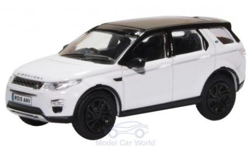 Land Rover Discovery 1/76 Oxford Sport blanche/noire miniature