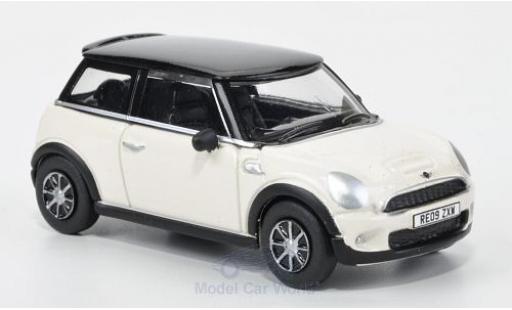 Mini Cooper 1/76 Oxford S blanche/noire 2005 miniature