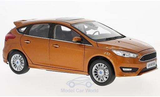 Ford Focus 1/18 Paudi MK III metallic-orange 2015 miniature