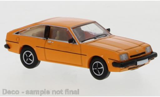 Opel Manta 1/87 PCX87 B CC orange 1980 exclusive avec Model Car World miniature