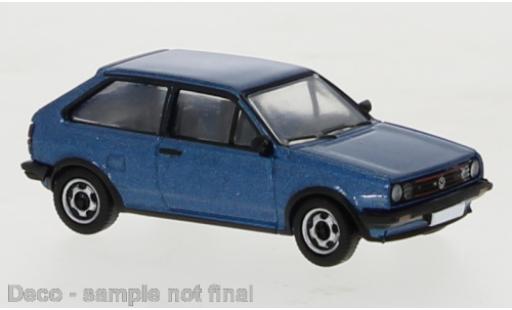 Volkswagen Polo 1/87 PCX87 II Coupe metallic-blue 1985 diecast model cars