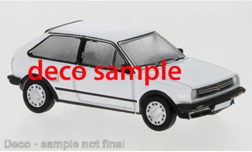Volkswagen Polo 1/87 PCX87 II Coupe blanche 1985 Fox miniature
