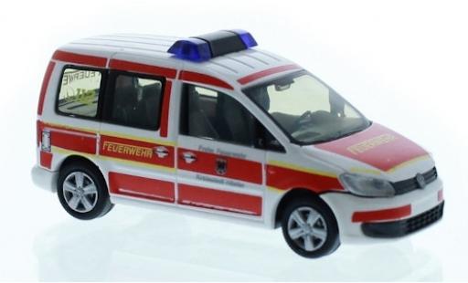 Volkswagen Caddy 1/87 Rietze Feuerwehr Höxter 2011 modellino in miniatura
