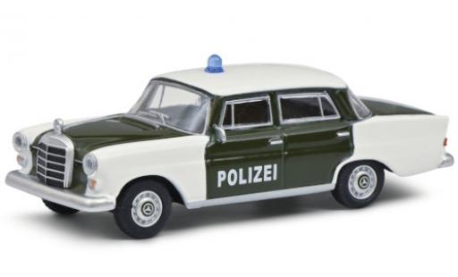 Mercedes 200 1/64 Schuco (W110) green/white Polizei 1961 diecast model cars