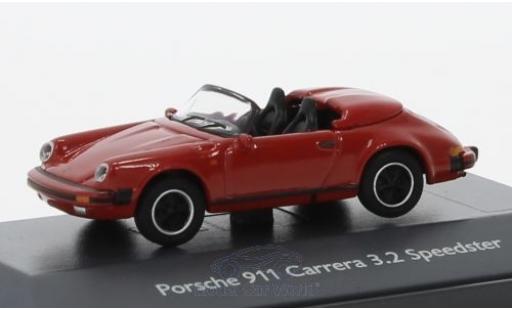 Porsche 911 Speedster 1/87 Schuco Carrera 3.2 rouge miniature