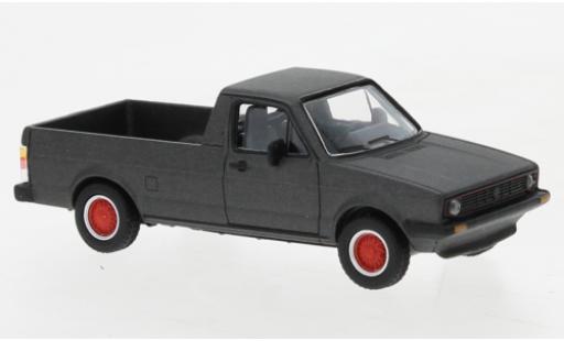 Volkswagen Caddy 1/64 Schuco Custom matt-grise miniature