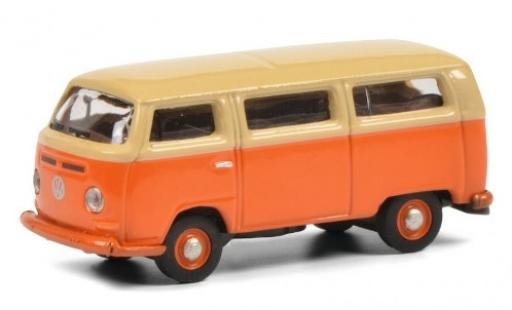 Volkswagen T2 1/87 Schuco a Bus orange/beige miniature