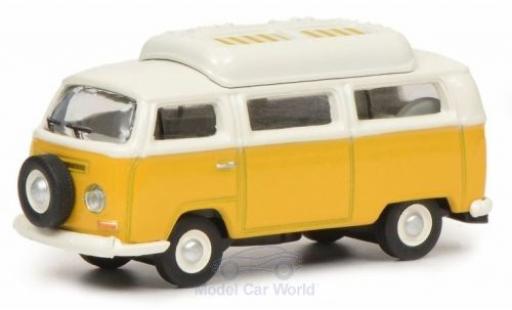 Volkswagen T2 1/87 Schuco a Camper amarillo/blanco mit geschlossenem Dach coche miniatura