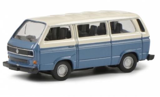 Volkswagen T3 1/87 Schuco b Bus L bleue/beige miniature
