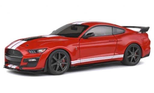 Ford Mustang 1/18 Solido Shelby GT 500 Fast Track red/matt-white 2020 diecast model cars