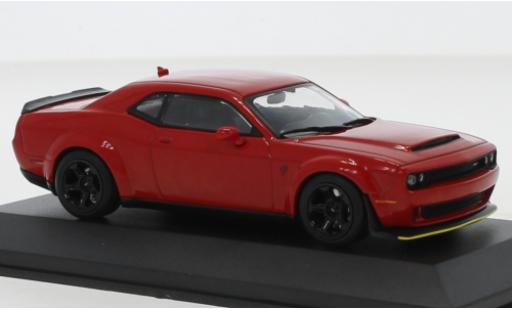 Dodge Challenger 1/43 Solido SRT Demon V8 6.2 rouge 2018 miniature