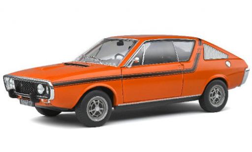 Renault 17 1/18 Solido Gordini orange/noire 1974 miniature