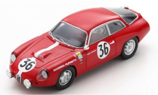 Alfa Romeo Giulietta 1/43 Spark GZ No.36 Scuderia Filipinetti 24h Le Mans 1963 K.Foitek/A.Schäfer miniature