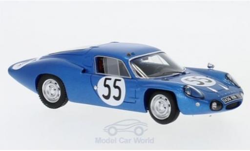 Alpine A110 1/43 Spark No.55 24h Le Mans 1965 J.Cheinisse/J.-P.Hanrioud modellino in miniatura