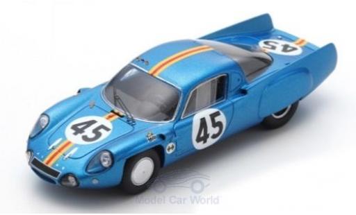 Alpine A210 1/43 Spark No.45 24h Le Mans 1966 G.Verrier/R.Bouharde miniature