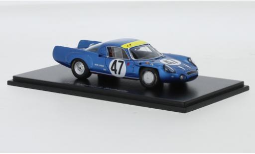 Alpine A210 1/43 Spark No.47 24h Le Mans 1967 J-C.Andruet/R.Bouharde miniature