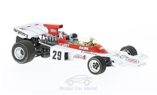 Lotus 72 1/43 Spark D No.29 Scribante Lucky Strike Racing Lucky Strike Formel 1 GP England 19 mit Decals D.Charlton miniature