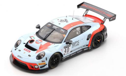 Porsche 992 GT3 R 1/18 Spark 911 (991) GT3 R No.40 GPX Racing Gulf 24h Spa 2020 R.Dumas/L.Deletraz/T.Preining miniature