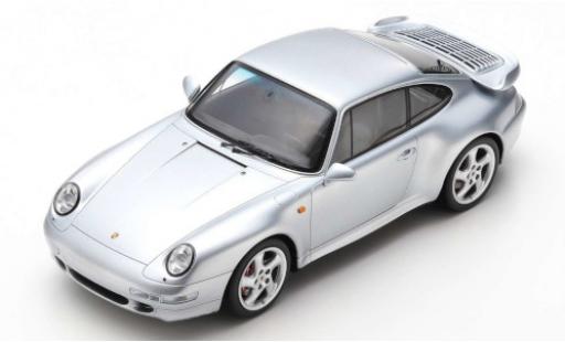 Porsche 993 Turbo 1/18 Spark 911 () Turbo grise 1997 miniature